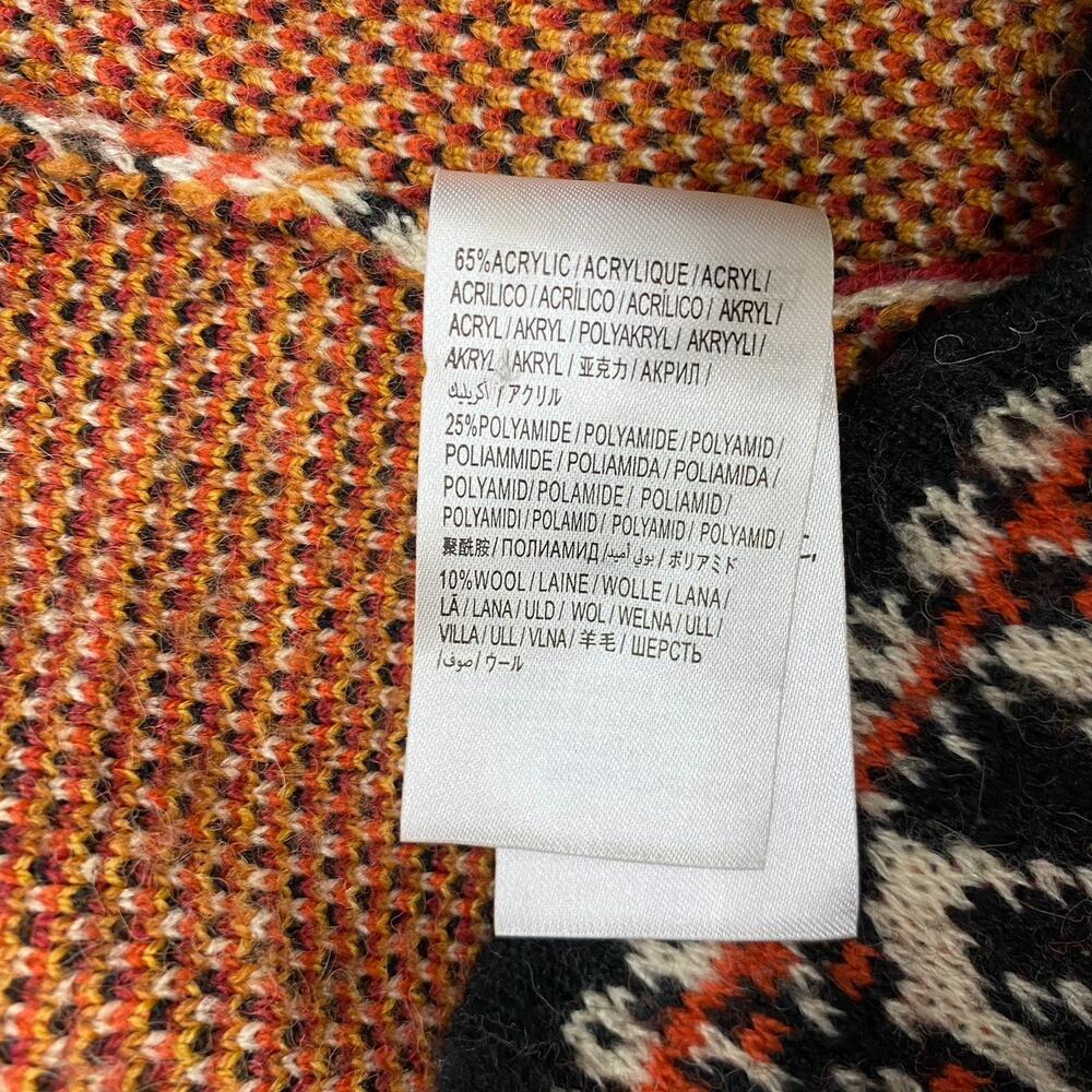 Farm Rio Sand Winter Tapestry Knit Cardigan S Wool Floral Boho Sweater Fall - Picture 10 of 13